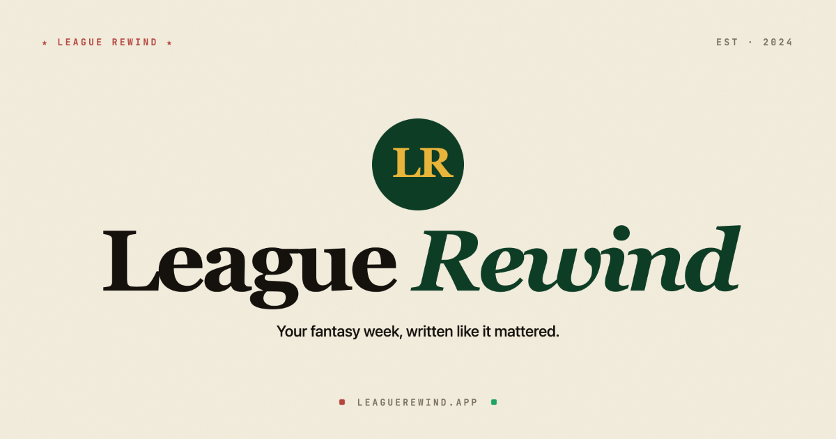 League Rewind preview